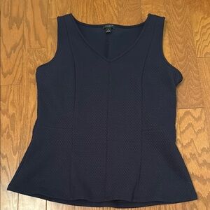 Ann Taylor Factory Navy Blue Blouse M